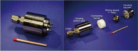 交叉分离微混合器